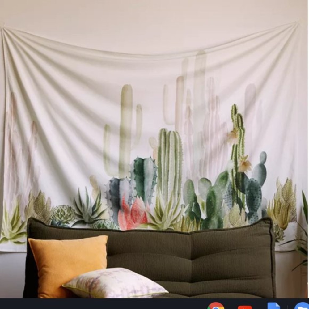 Urban Outfitters cactus tapestry